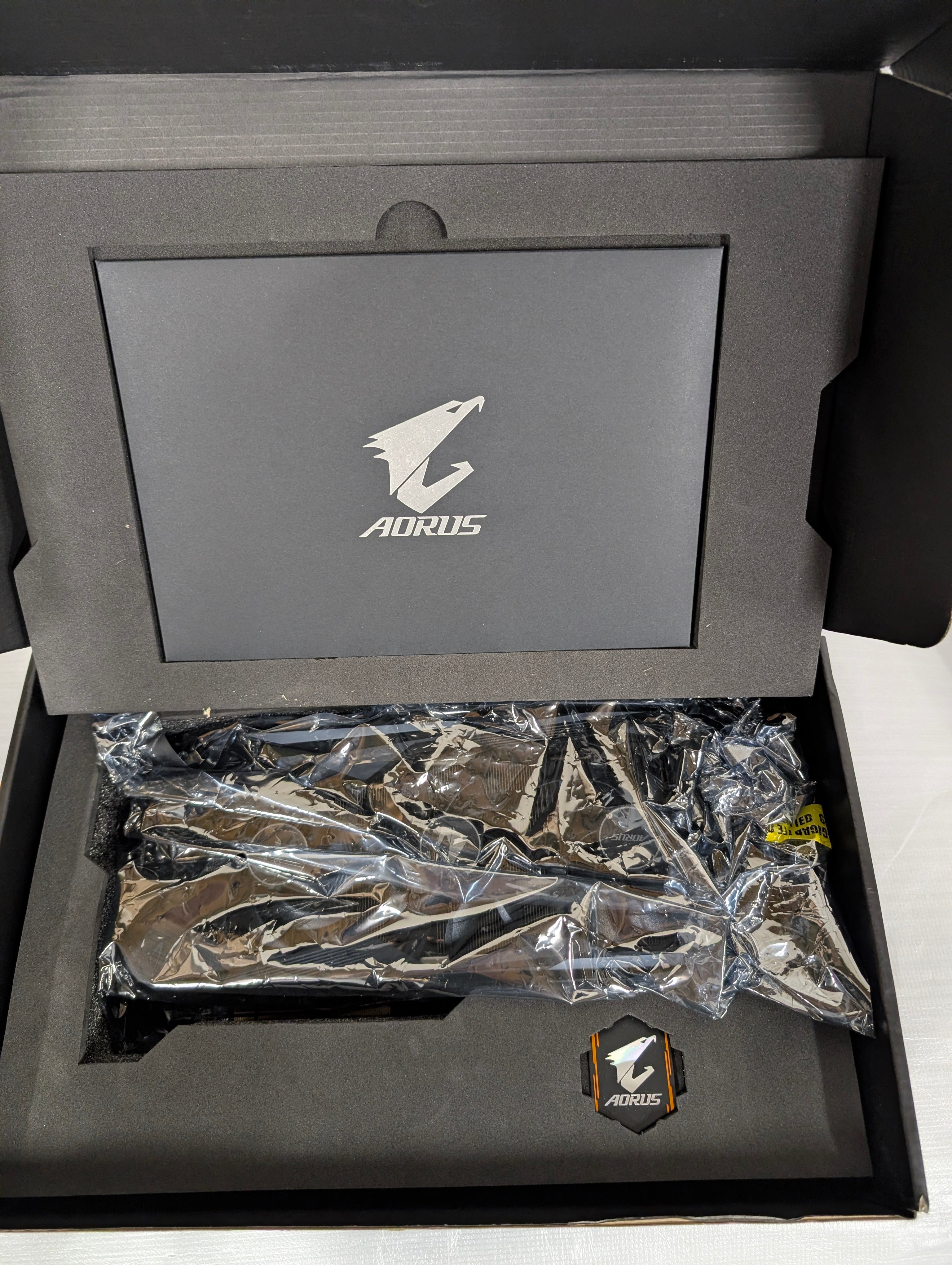 Gigabyte AORUS GeForce RTX 3070 Ti MASTER 8GB GDDR6X Graphics Card RGB LCD – As New GIGABYTE