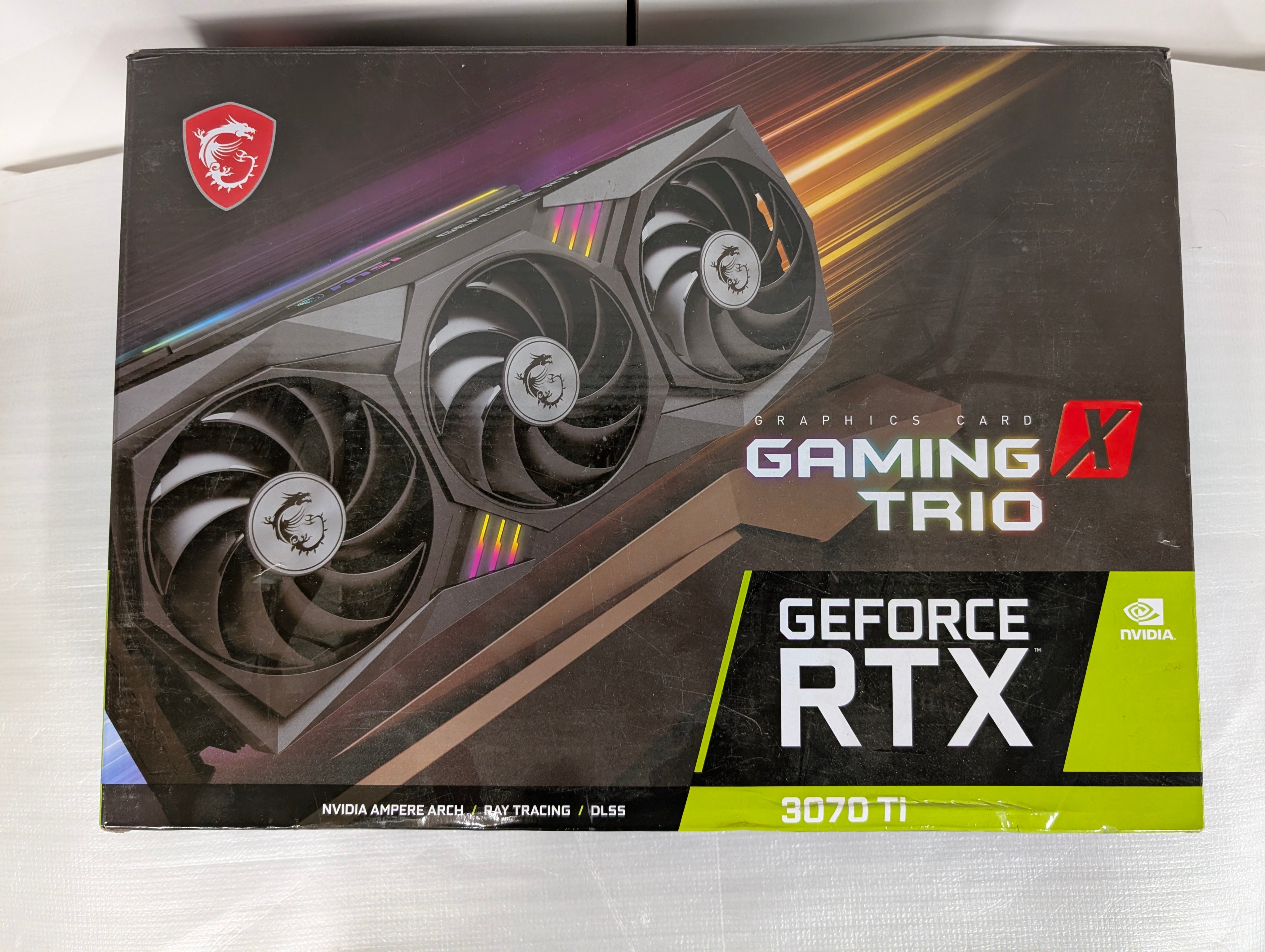 MSI Nvidia Geforce RTX 3070 Ti Gaming X Trio 8GB Video Card - As New MSI