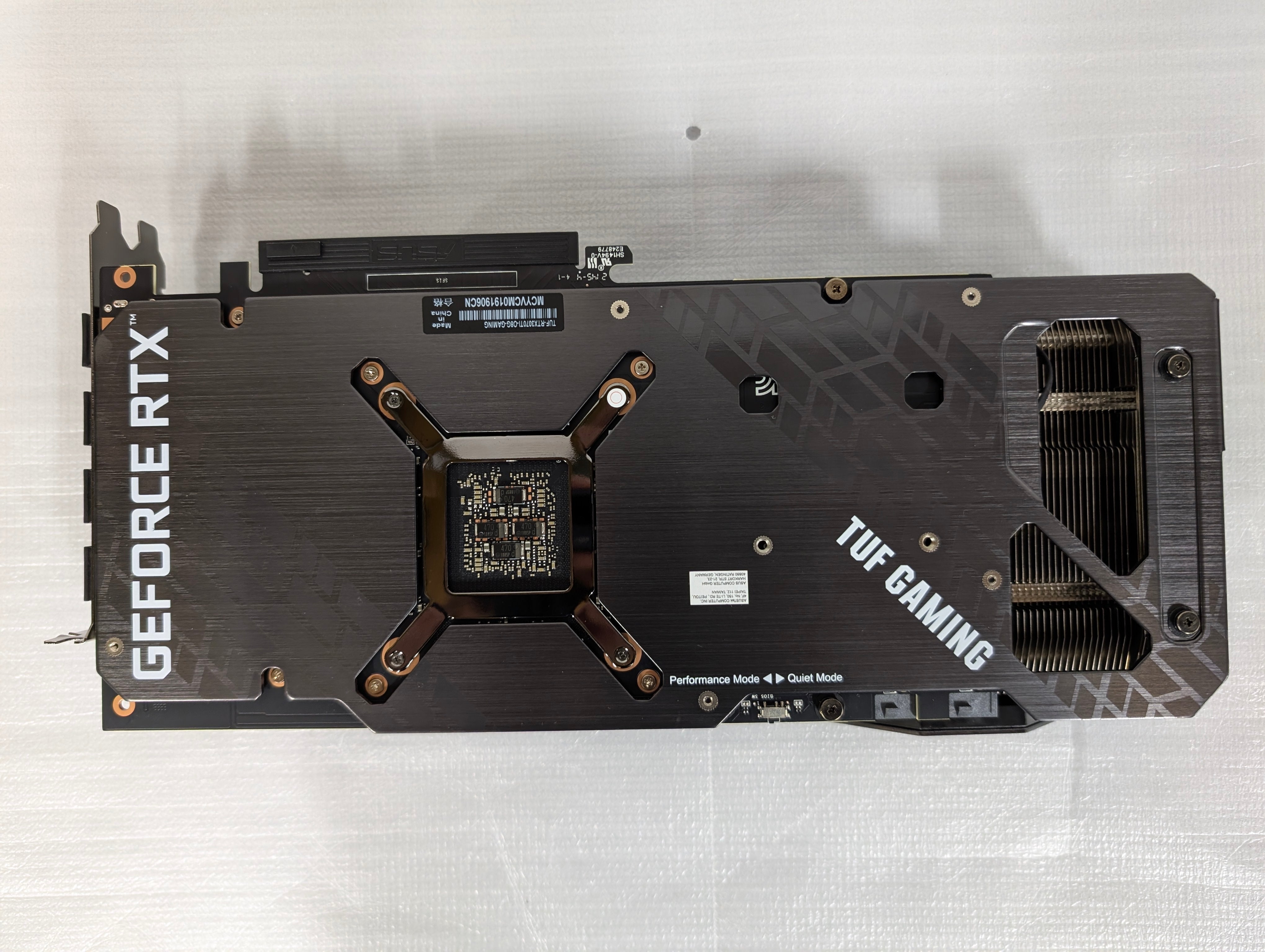 ASUS TUF Gaming GeForce RTX 3070 Ti OC 8GB GDDR6X Graphics Card – As New ASUS