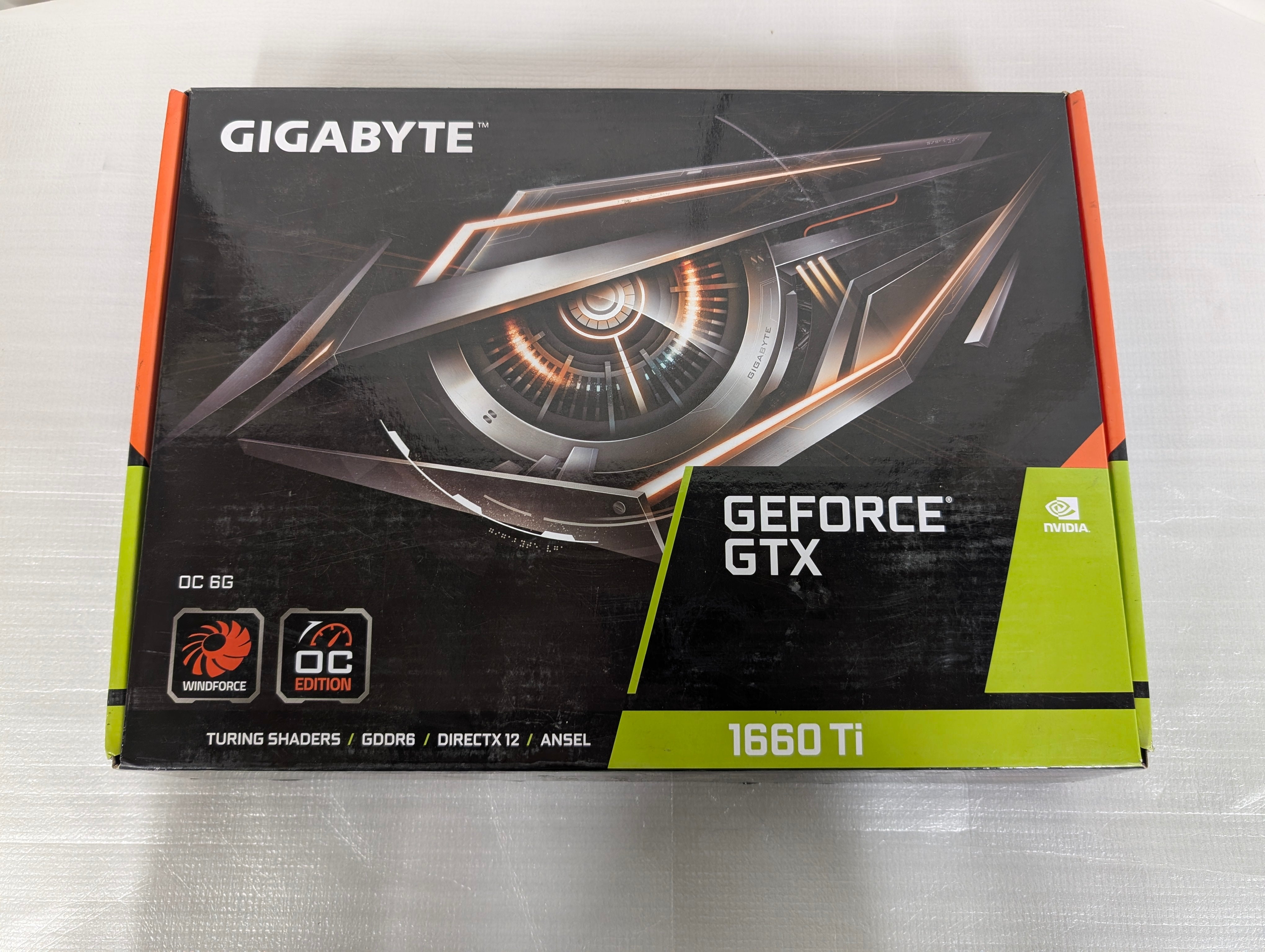 Gigabyte GeForce GTX 1660 Ti OC 6GB GDDR6 Graphics Card GV-N166TOC-6GD – As New GIGABYTE