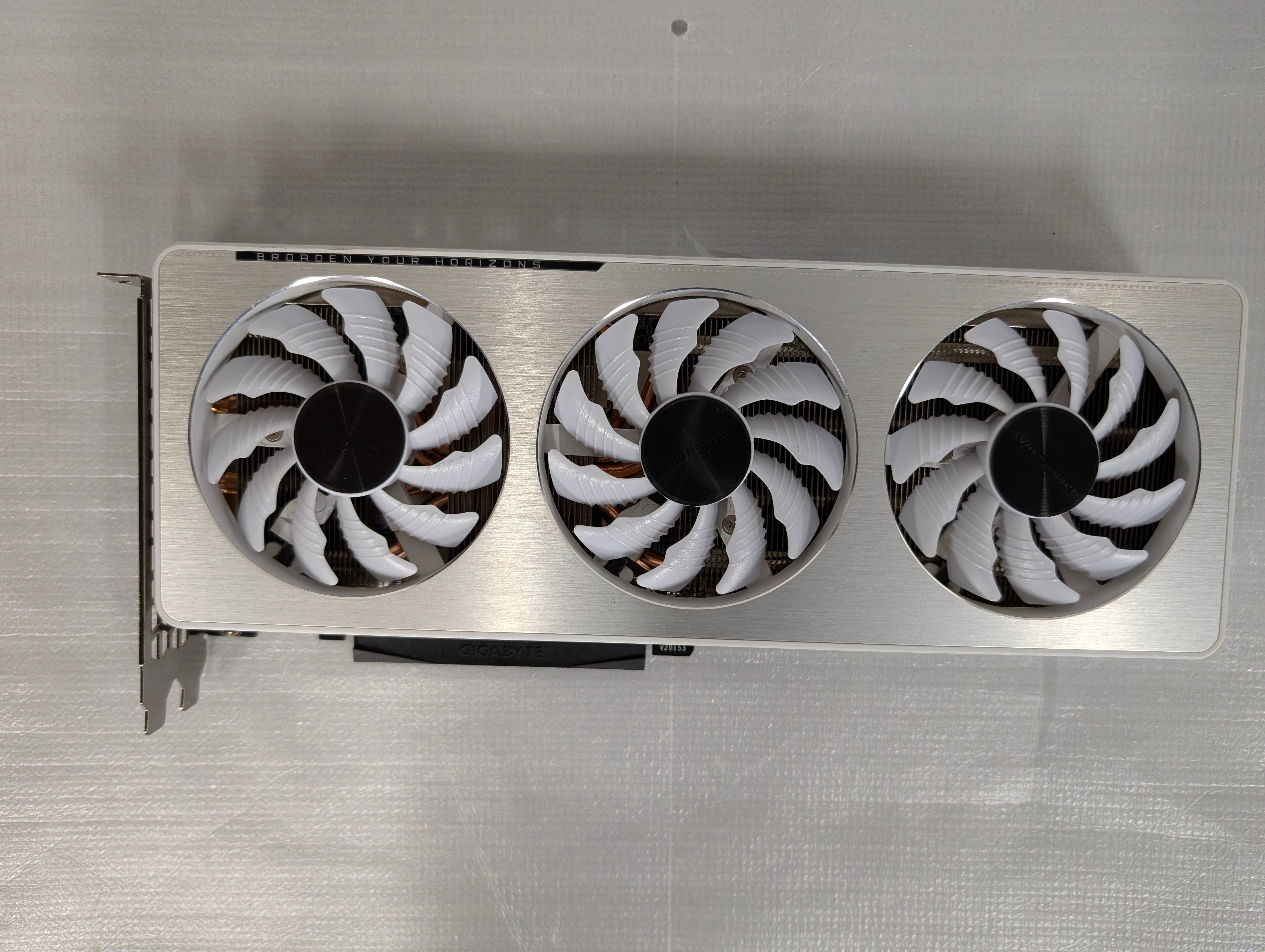 Gigabyte GeForce RTX 3060 Ti Vision OC 8GB V2 LHR Graphics Card White – As New GIGABYTE