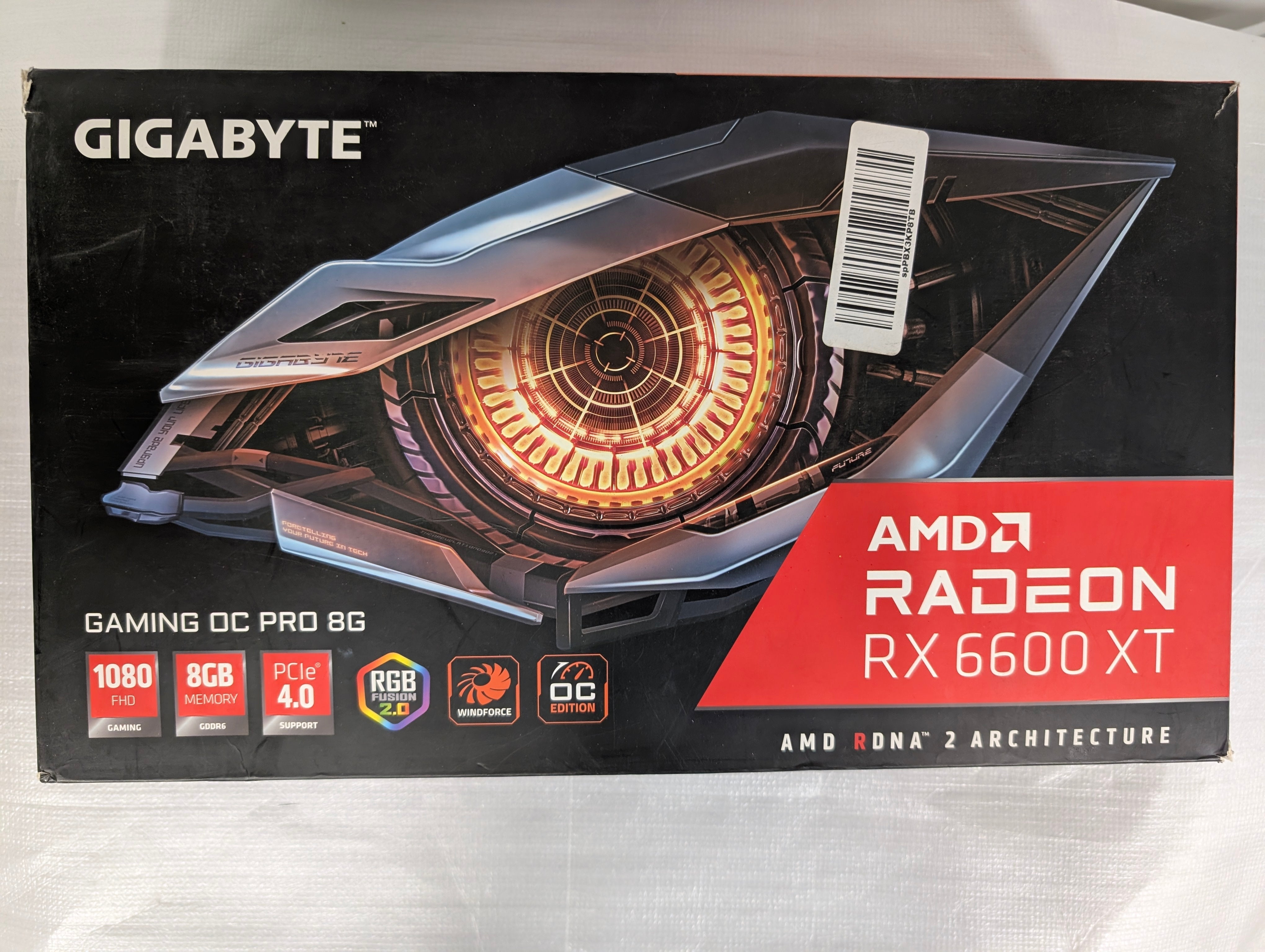 Gigabyte Radeon RX 6600 XT GAMING OC PRO 8GB GDDR6 Graphics Card  – As New GIGABYTE