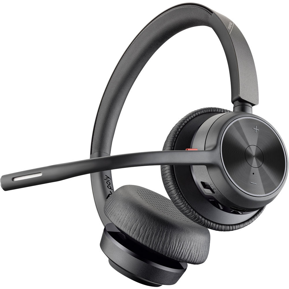 Poly Voyager 4320 UC Wireless Stereo Headset with BT700 USB-C Adapter