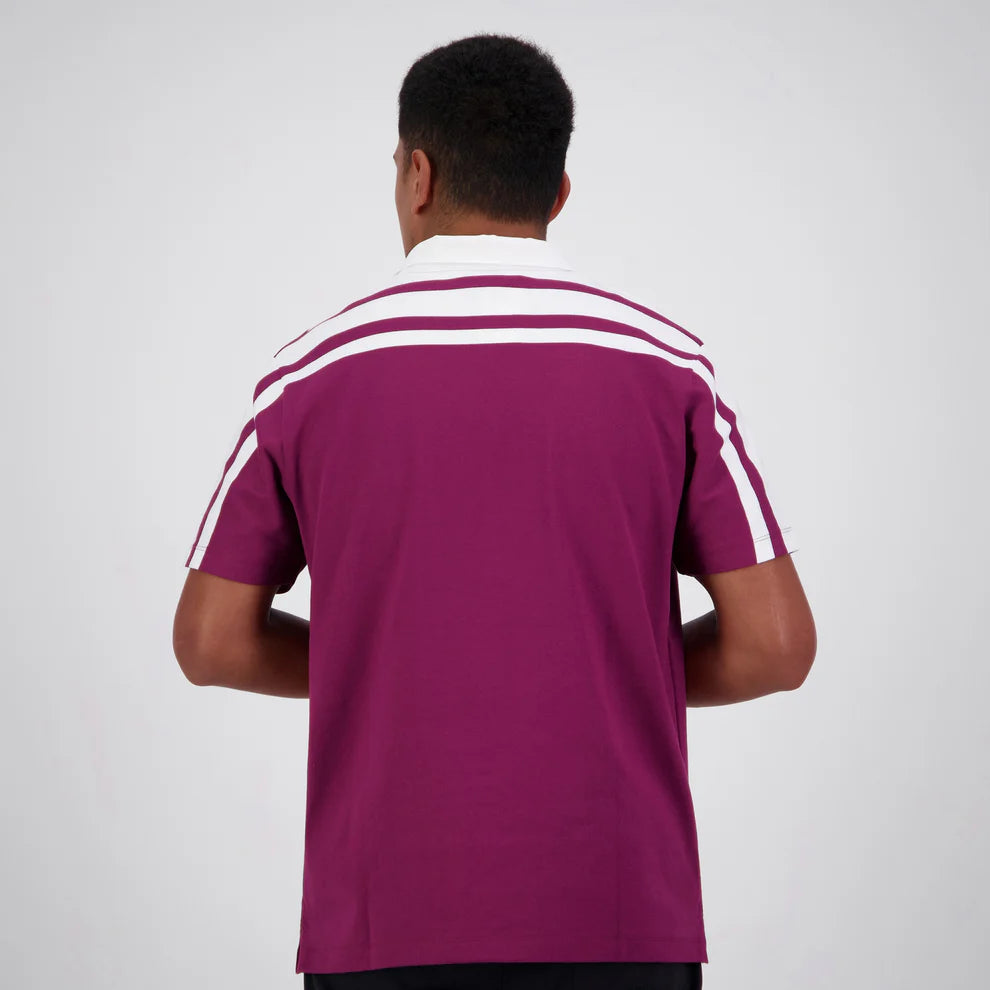 Canterbury Men's The Cane Toads Heritage Jersey, Maroon/White, L CANTERBURY