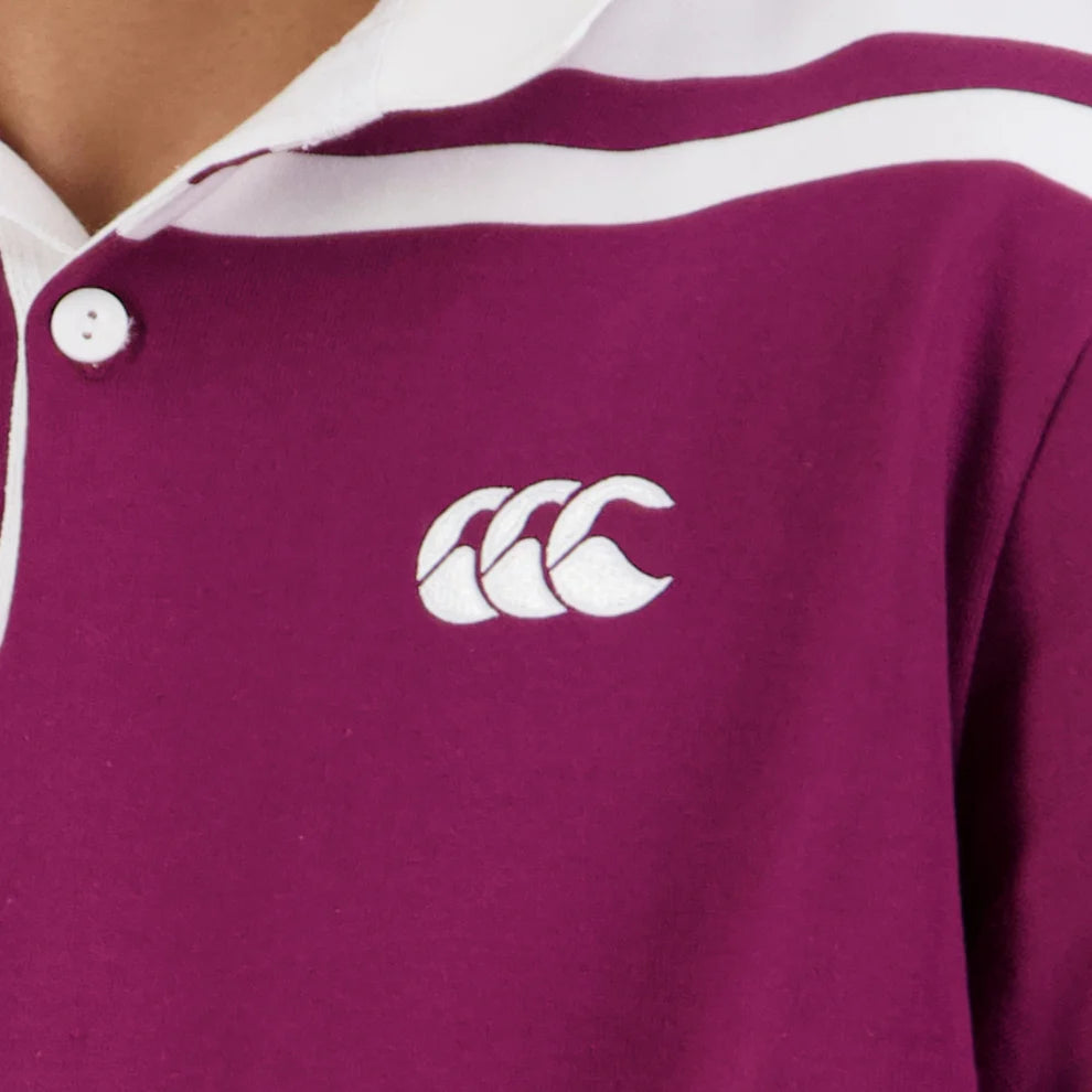 Canterbury Men's The Cane Toads Heritage Jersey, Maroon/White, L CANTERBURY