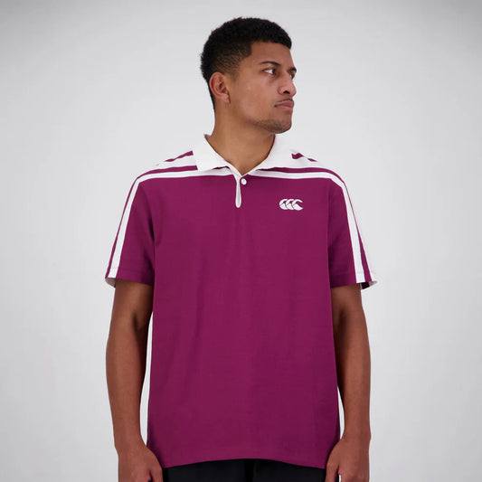 Canterbury Men's The Cane Toads Heritage Jersey, Maroon/White, L CANTERBURY