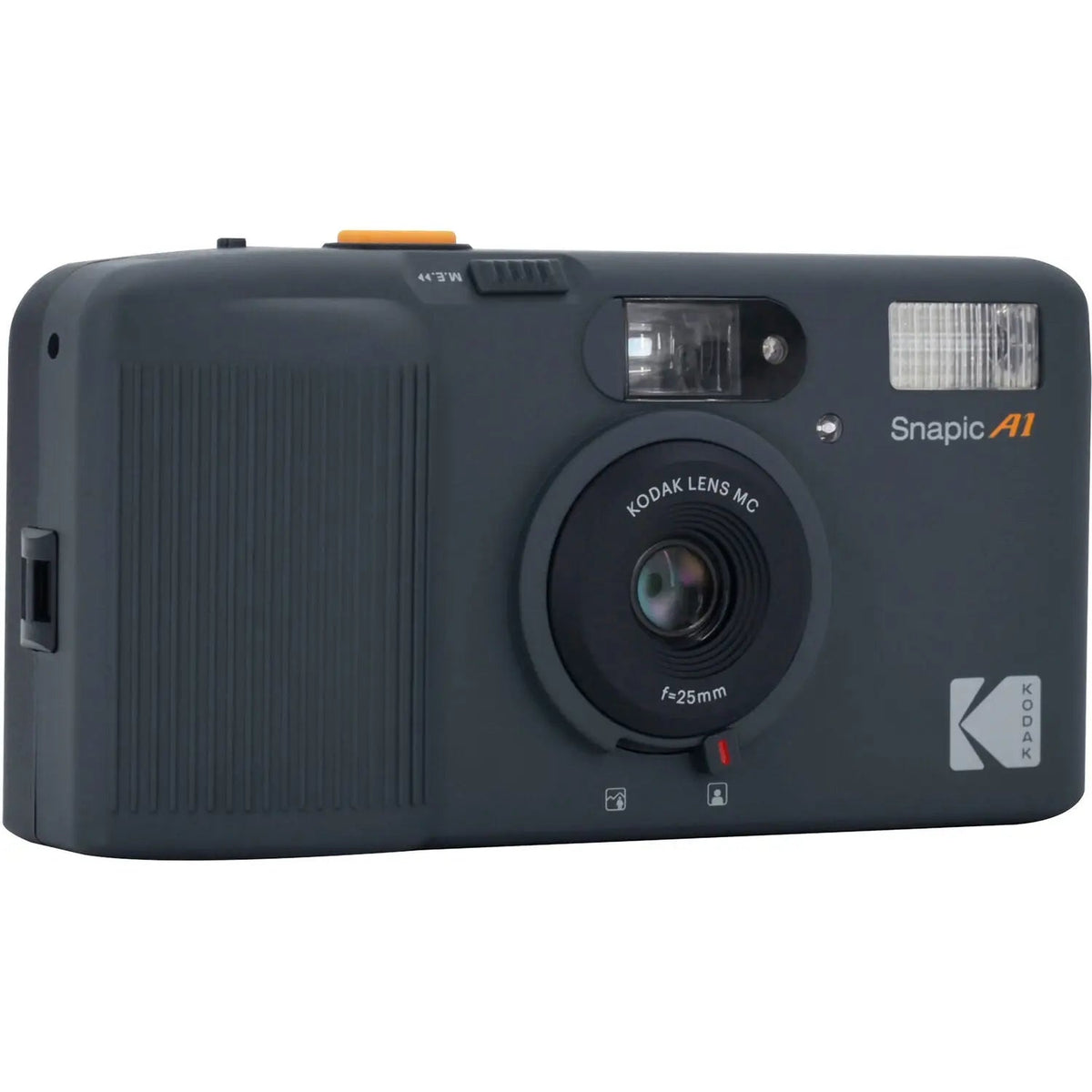 Kodak Snapic A1 Reusable 35mm Film Camera with Flash and OLED Display - Rhino Grey KODAK