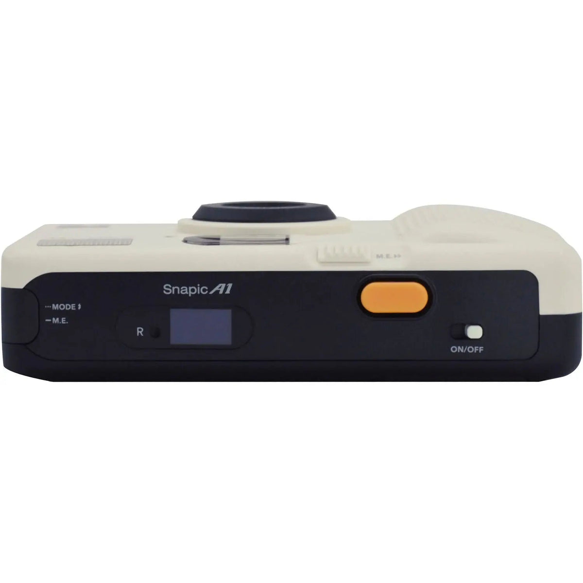 Kodak Snapic A1 Reusable 35mm Film Camera with Flash and OLED Display - Ivory White KODAK