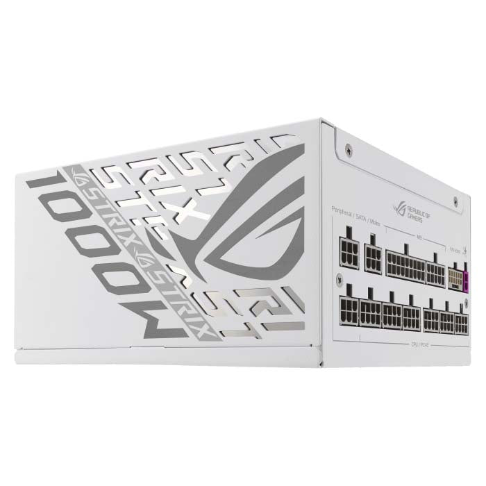 ASUS ROG Strix 1000W Platinum White Edition ATX 3.1 Fully Modular PSU – As New ASUS