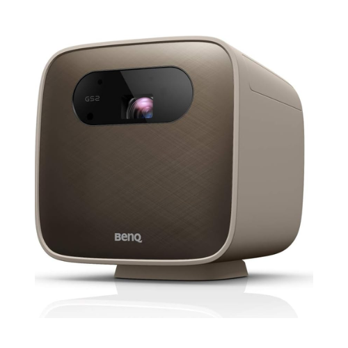 Refurbished BenQ GS2 portable wireless projector, showing its rugged, cube-like design
