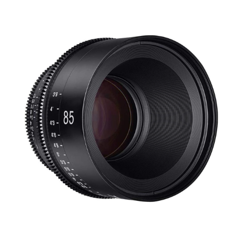 Rokinon Xeen 85mm T1.5 professional cine lens with geared focus and aperture rings