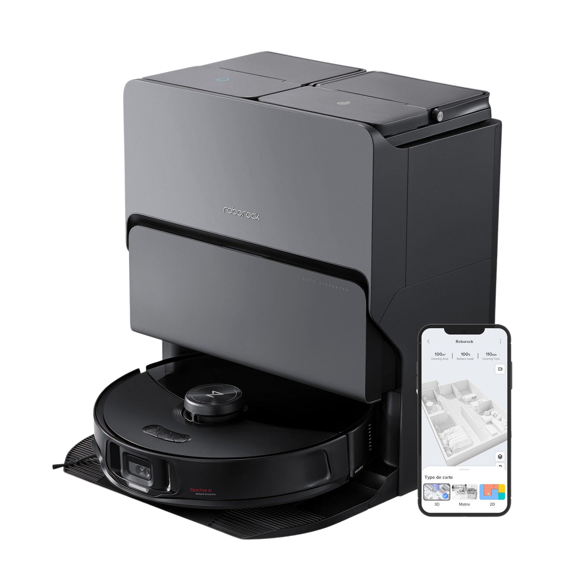 Roborock S8 MaxV Ultra Robot Vacuum and Mop - Good - Refurbished Roborock
