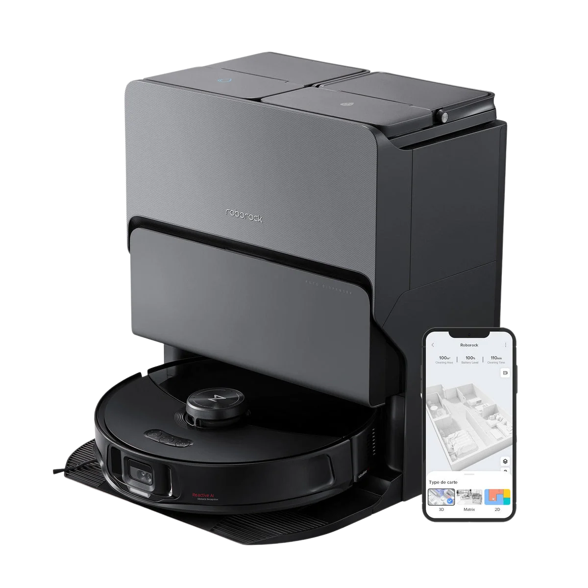 Roborock S8 MaxV Ultra Robot Vacuum & Mop - Smart Cleaning System – 90 Hours Usage – Excellent Condition Roborock