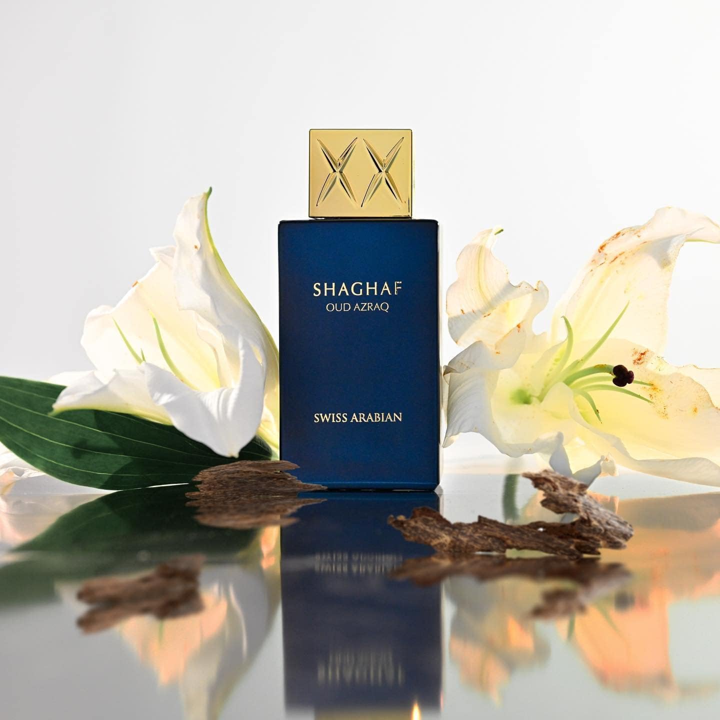 Swiss Arabian Shaghaf Oud Azraq 75ml new in box — original packaging, unisex Arabic perfume shop Perth WA Mr Bargain