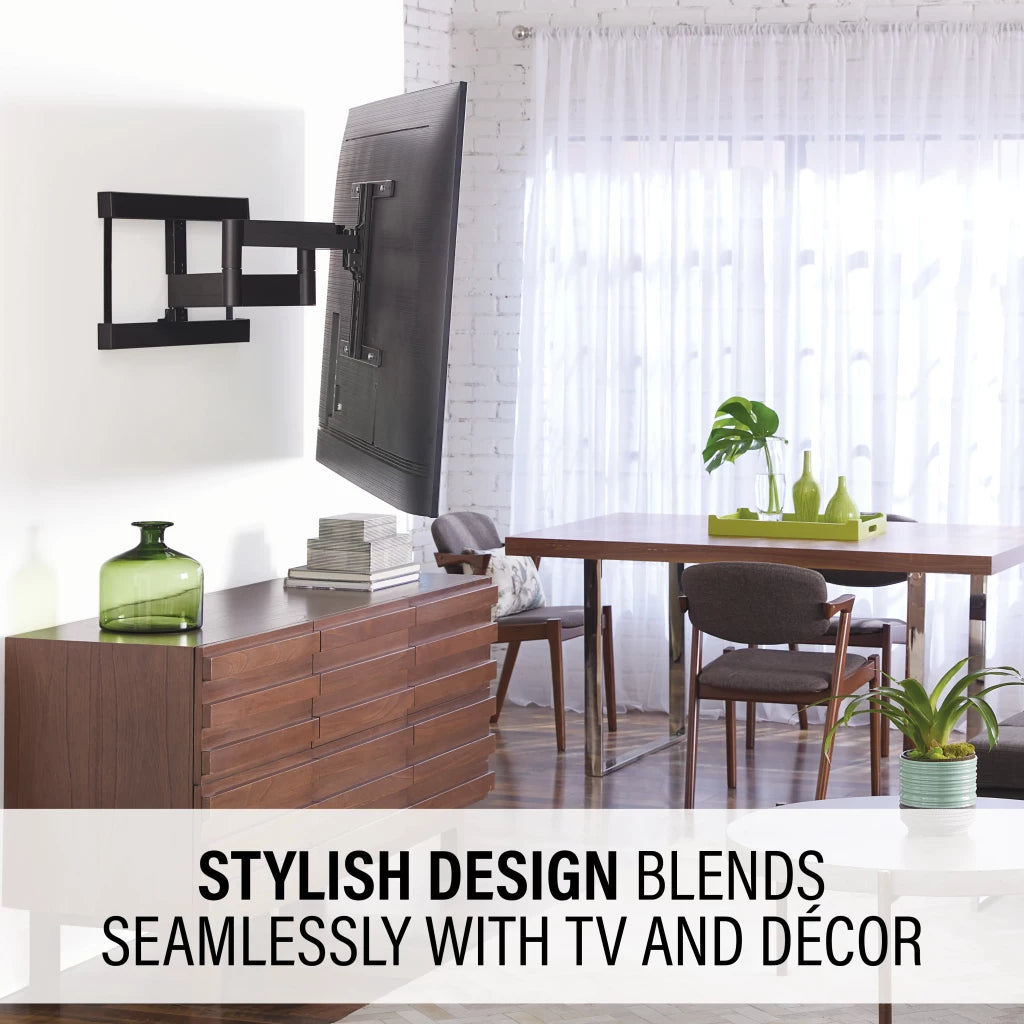 SANUS Preferred SLF428-B2 Full Motion TV Wall Mount Adjustable TV Bracket – As New SANUS