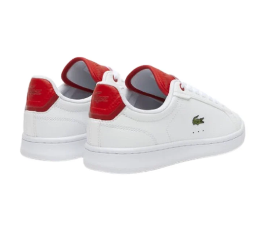 Lacoste Women's Carnaby Pro 2 123 SFA Sneaker, White/Red, 8 US / EU 39.5 Lacoste
