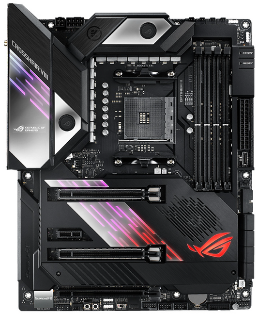 ASUS ROG Crosshair VIII Formula X570 ATX AM4 DDR4 Gaming Motherboard – Excellent Condition (Untested) ASUS