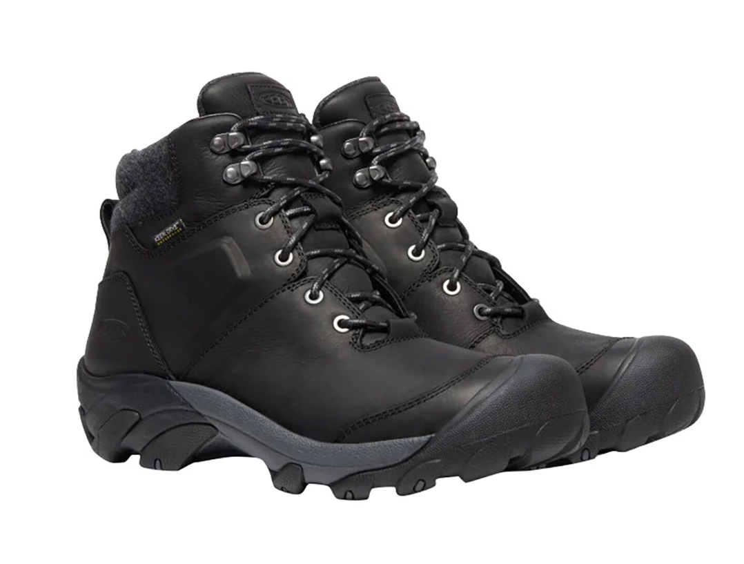 Keen Men's Targhee II Winter Boot Waterproof Hiking Boot, Black -11 US/UK10/EU44.5 Keen
