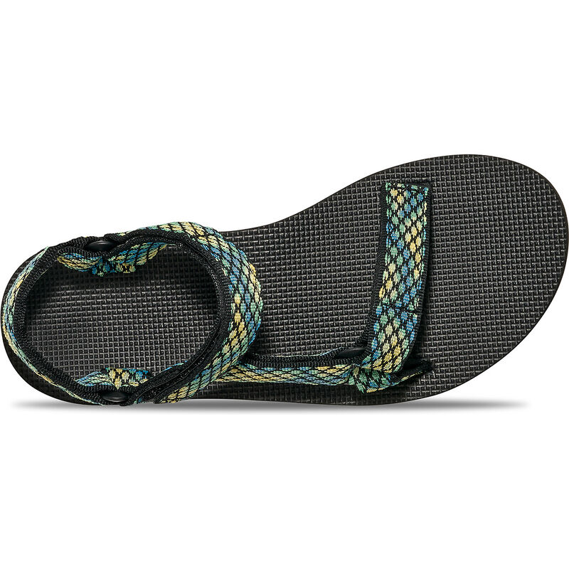 Teva Women's Original Universal Outdoor Sandal, Chroma Black/Lemon, US 7, EU 38 Teva