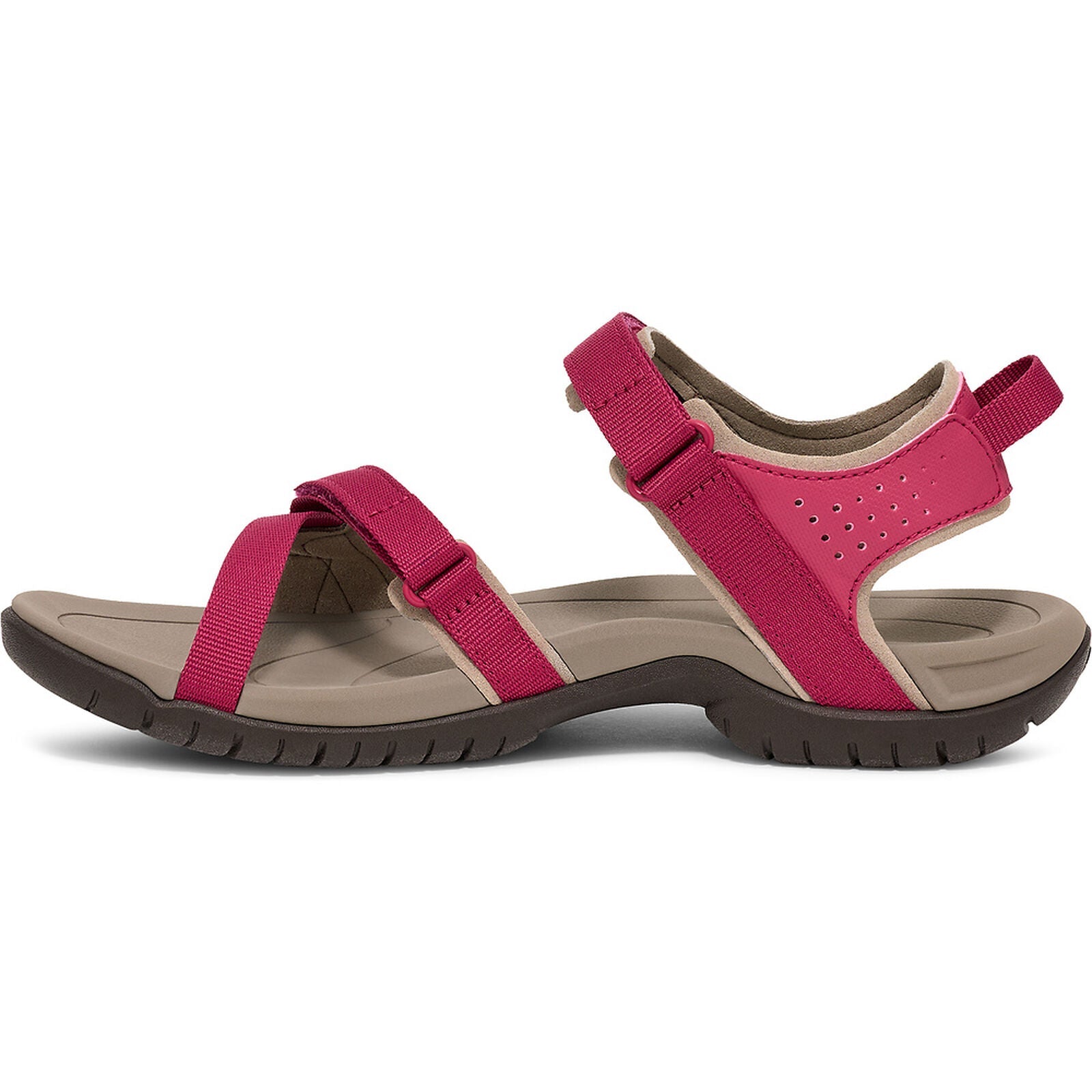 Teva Women's Verra Outdoor Sandal, Cherries Jubilee/Chocolate Brown, EU 39 Teva