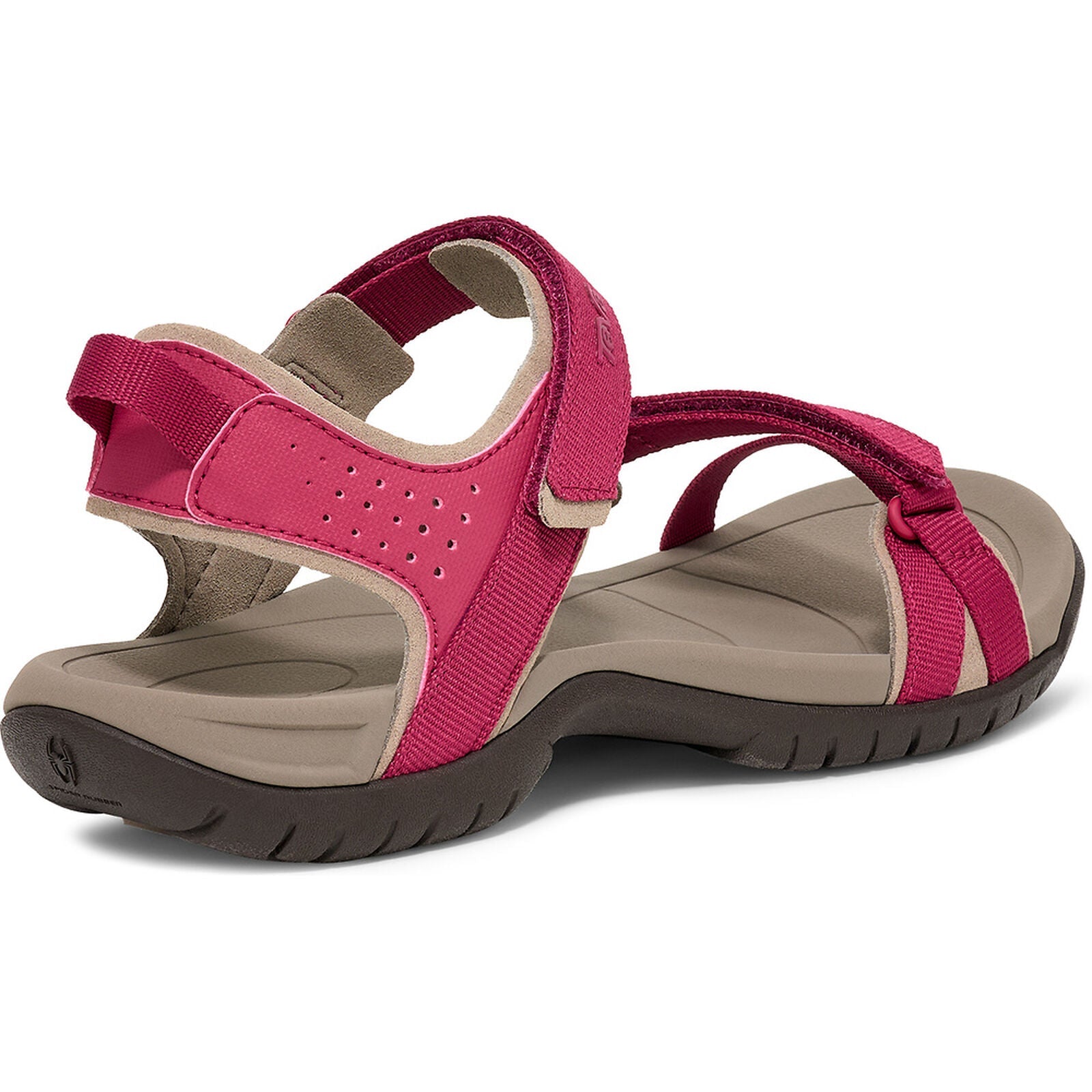 Teva Women's Verra Outdoor Sandal, Cherries Jubilee/Chocolate Brown, EU 39 Teva
