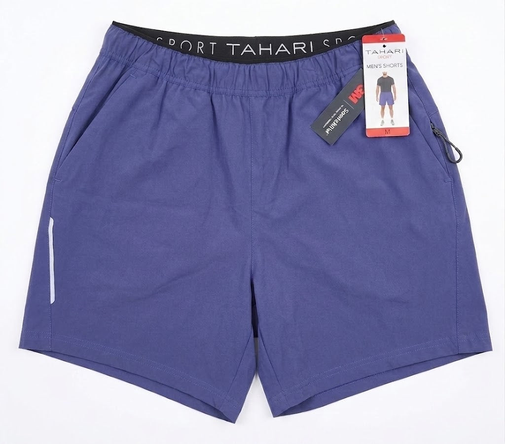 Tahari Sport Men's Shorts -Scotchlite -Side Zip Pockets TAHARI