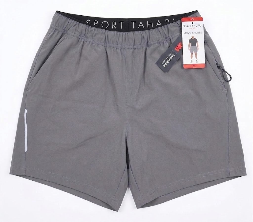 Tahari Sport Men's Shorts -Scotchlite -Side Zip Pockets TAHARI