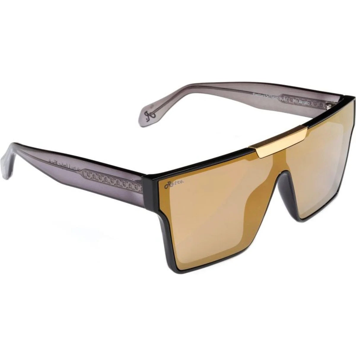 Ugly Fish Flashback PR4320 Polarised Sunglasses Shiny Black/Bronze Mirror – 143-51-15-145 UGLY FISH