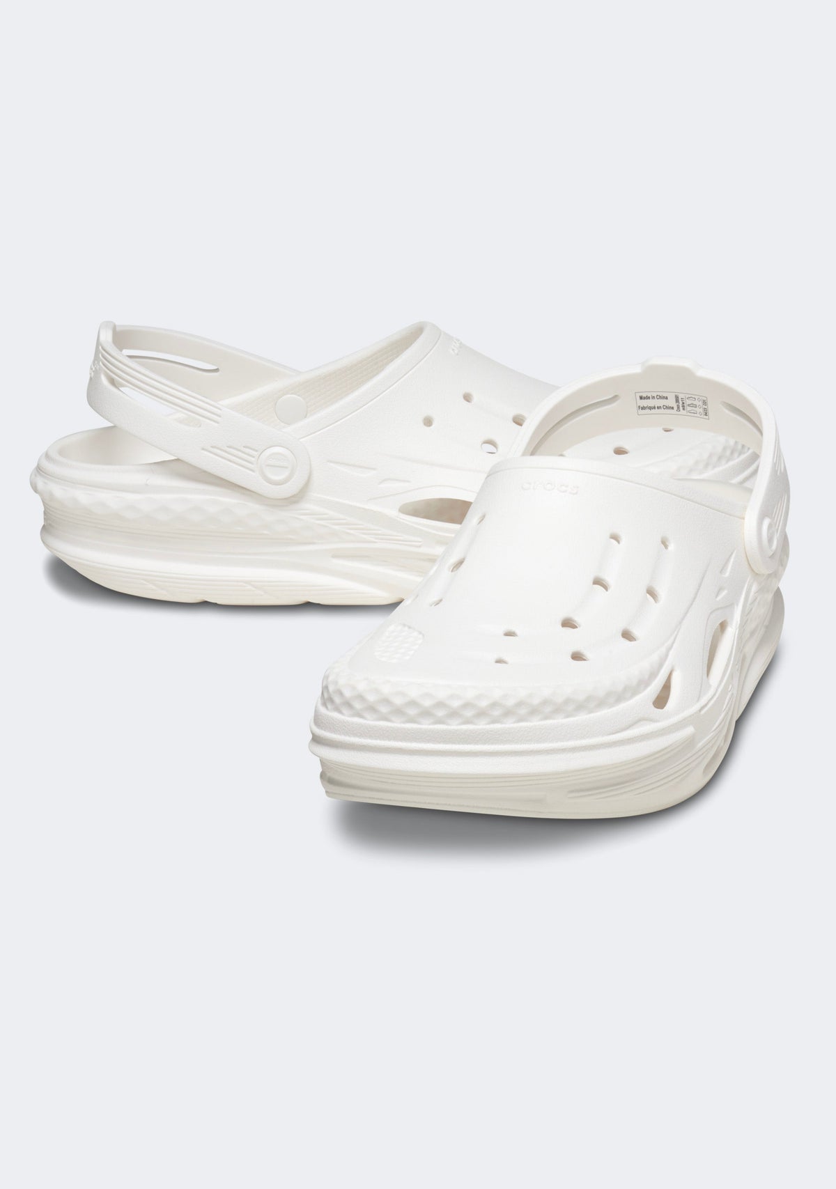 Crocs Unisex Off Grid Clog, White, US M11/W13 - EU 45 CROCS