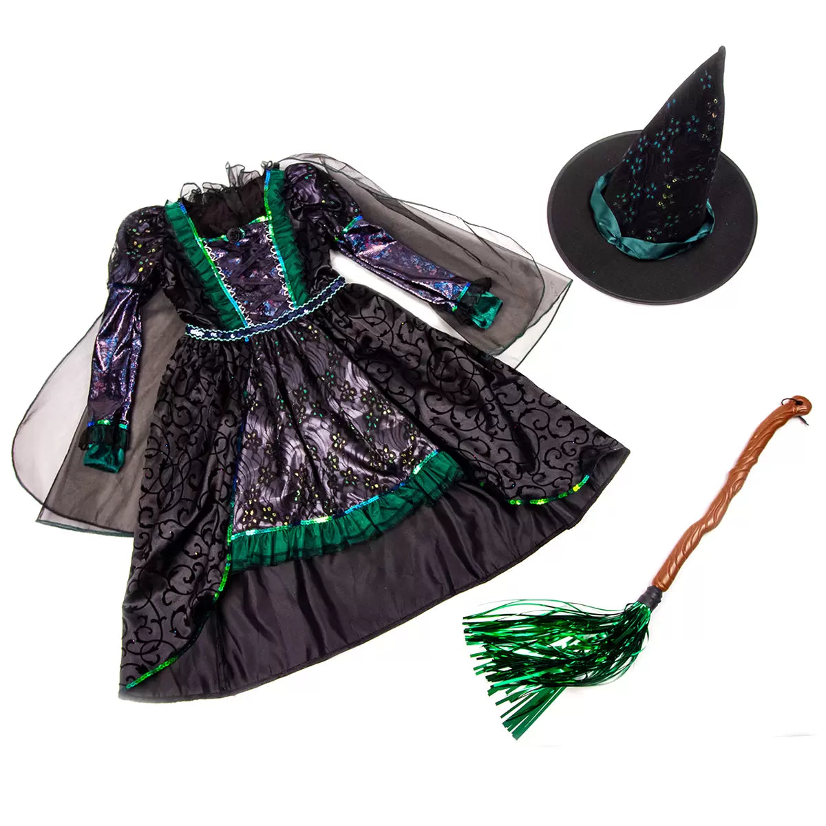 Teetot Princess Factory Costume Cute Green Witch Mr Bargain