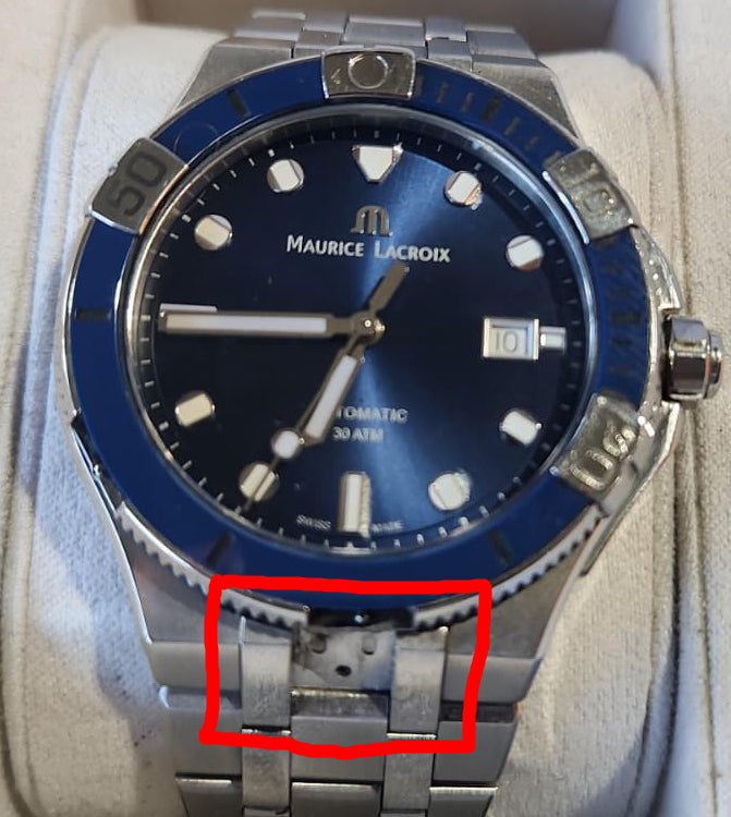 Maurice Lacroix AIKON Venturer 43mm Automatic Blue Dial Diver Watch AI6058 – Excellent Condition Maurice Lacroix