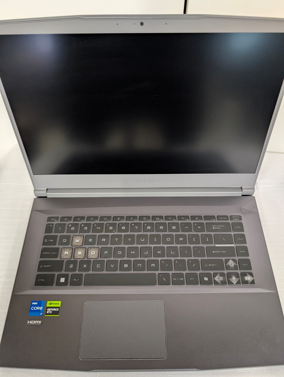 MSI Thin 15 B12UCX Gaming Laptop i7-12650H RTX 2050 8GB RAM 512GB SSD – As New MSI