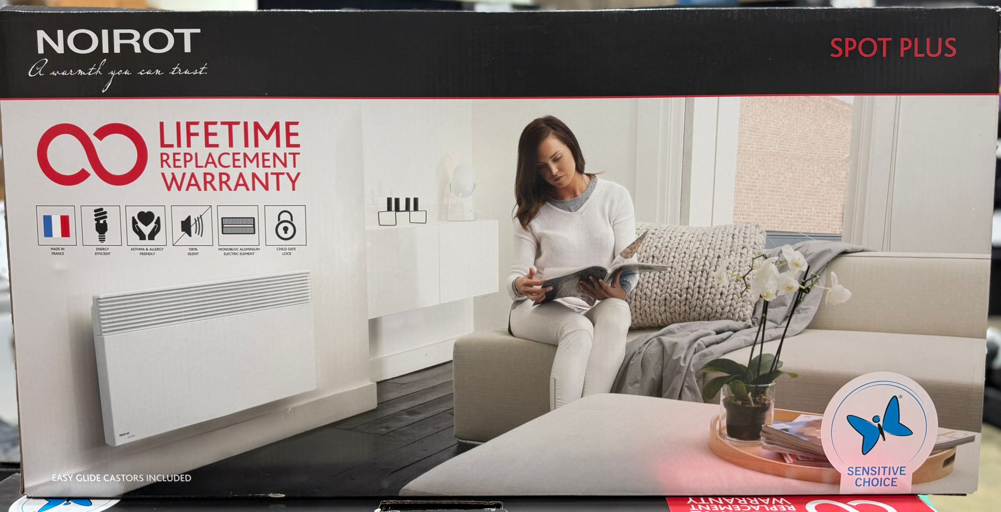 Noirot Spot Plus 2000W Panel Heater with Timer & Wi-Fi 7358-7TPRO - As New NOIROT