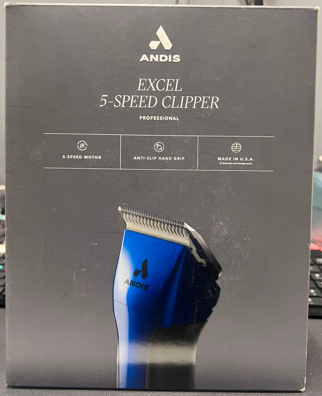 Andis Excel Pro-Animal 5-Speed Detachable Blade Clipper Kit 68520 Professional Dog Grooming Clipper – Excellent Condition Andis