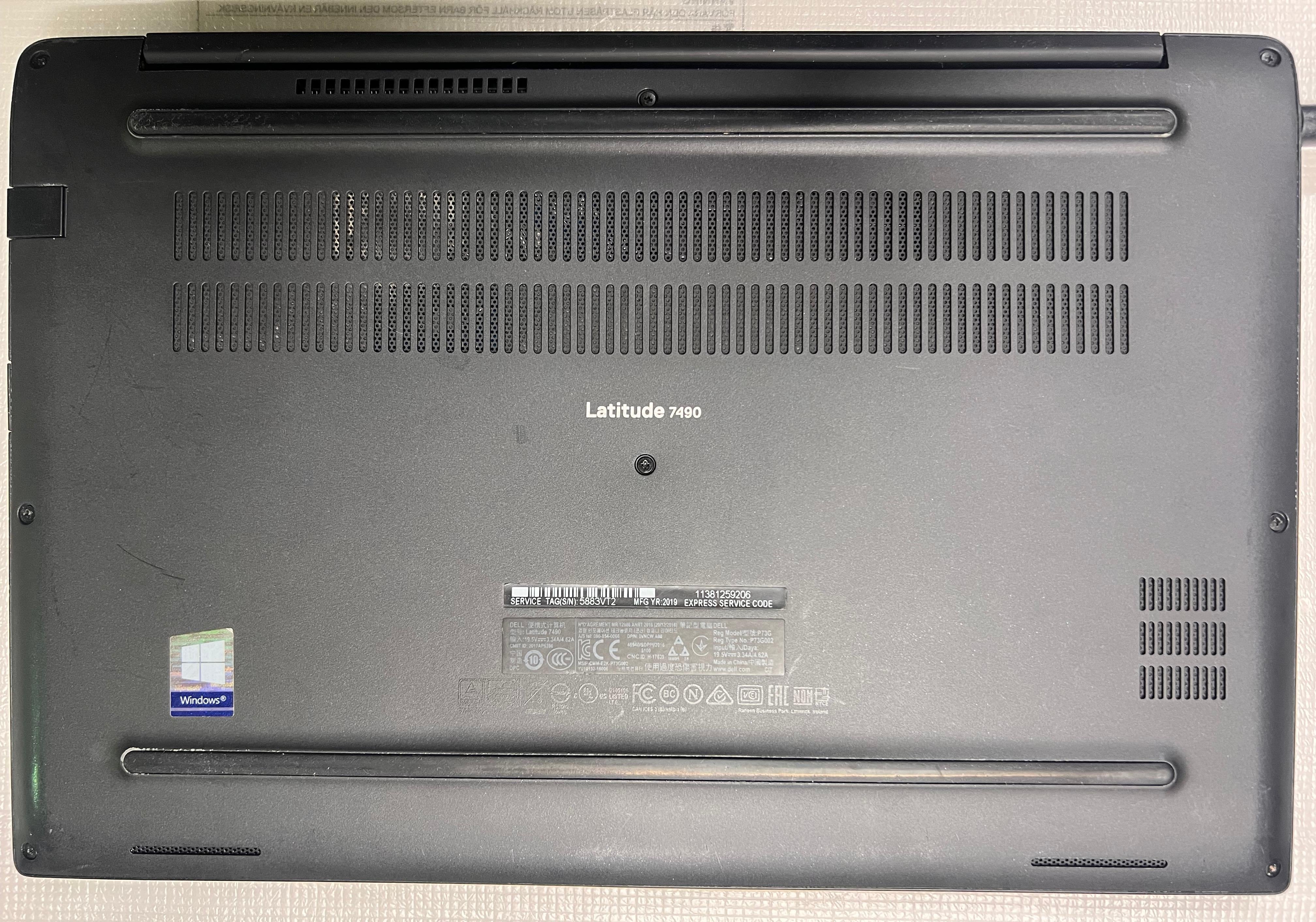 Dell Latitude 7490 14" FHD i7 8650U 16GB 256GB Win 11 Pro - Fair Condition Dell