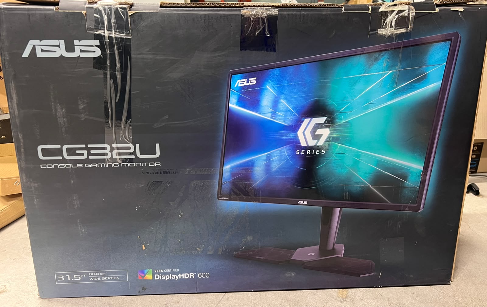 ASUS CG32UQ 32" 4K HDR Console Gaming Monitor FreeSync DisplayHDR 600 – Fair Condition ASUS
