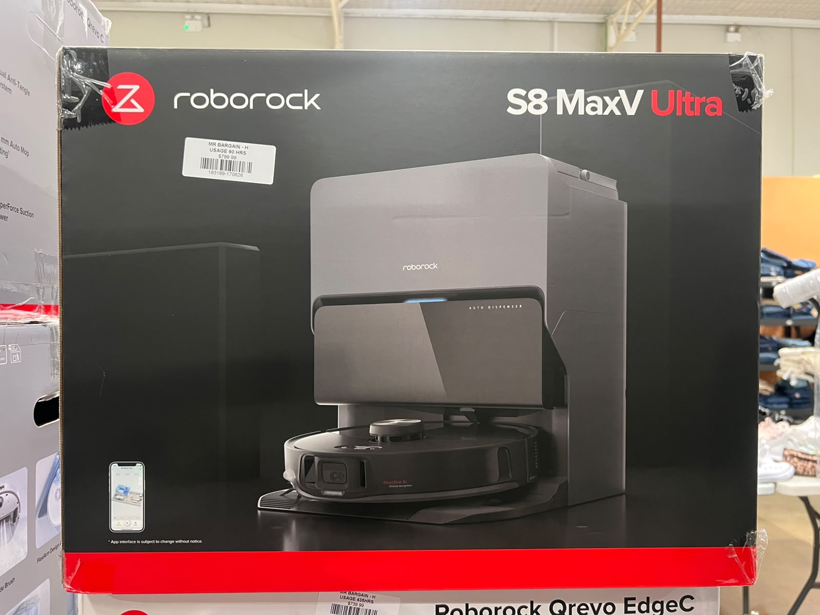 Roborock S8 MaxV Ultra Robot Vacuum & Mop - Smart Cleaning System – 90 Hours Usage – Excellent Condition Roborock