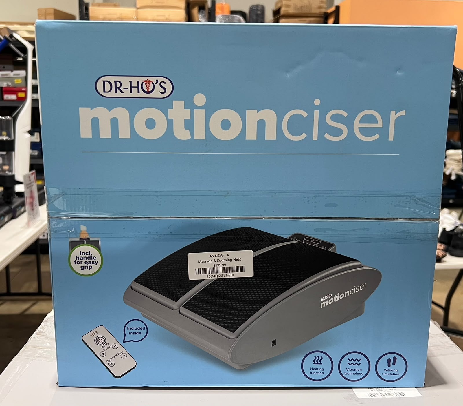 Dr Ho's MotionCiser Passive Exercise Machine – Walking Simulator with Massage & Soothing Heat – 10 Speeds – As New Dr Ho's