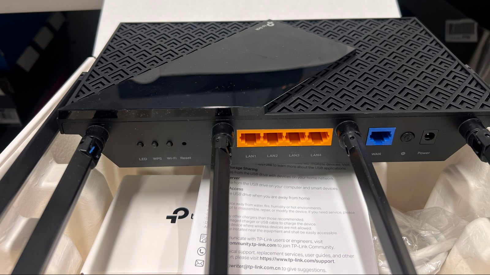 TP-Link Archer AX72 AX5400 Wi-Fi 6 Router – Dual-Band 6-Stream – Up to 5400 Mbps – Excellent Condition TP-LINK