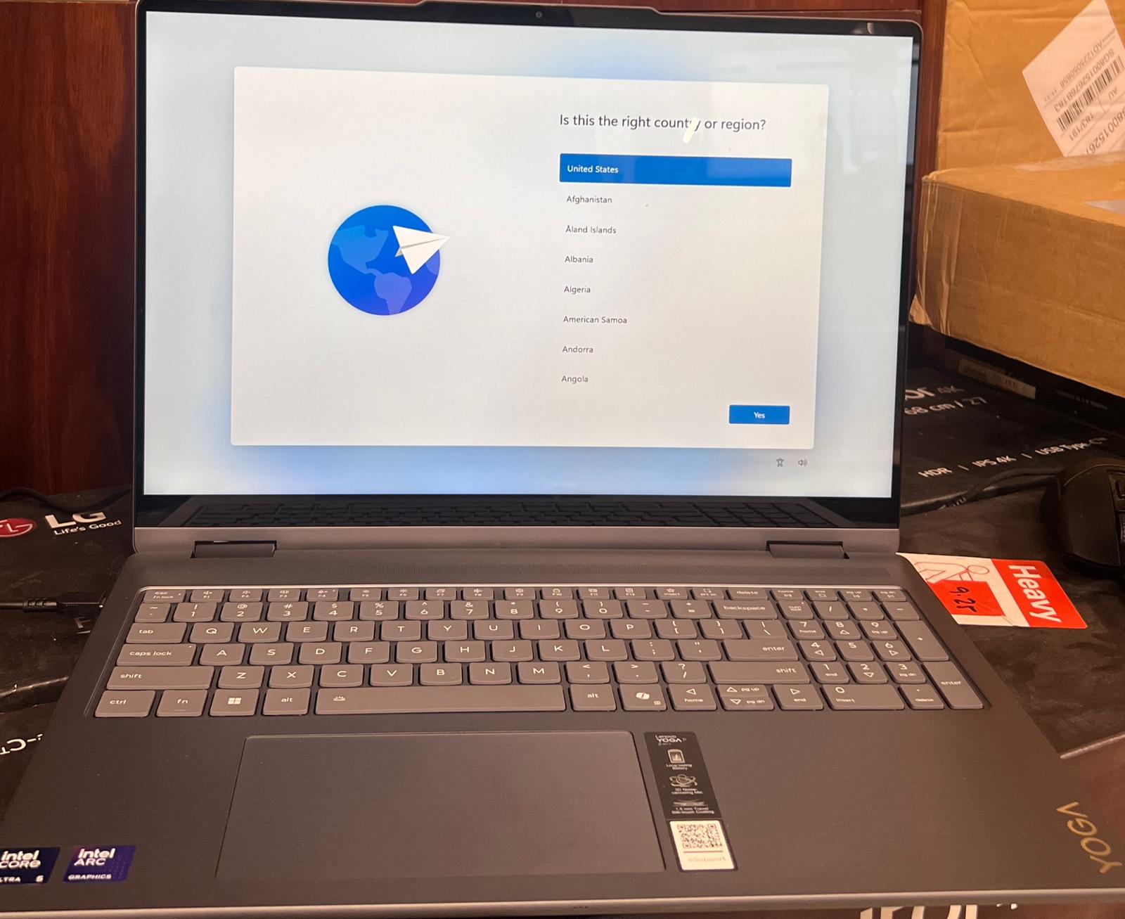 Lenovo Yoga 7 2-in-1 16ILL10 Laptop - Luna Grey - As New