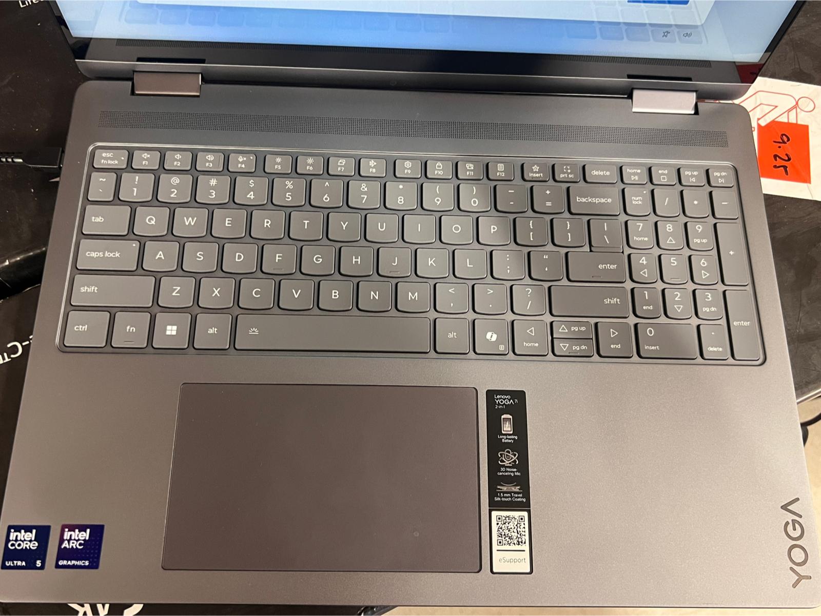 Lenovo Yoga 7 2-in-1 16ILL10 Laptop - Luna Grey - As New