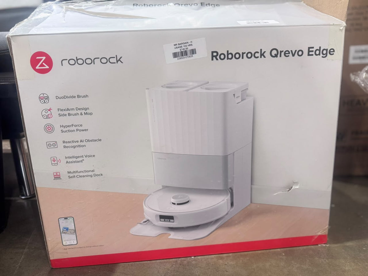 Roborock Qrevo Edge Robot Vacuum and Mop - Good - Refurbished Roborock