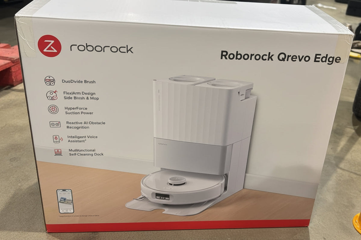 Roborock Qrevo Edge Robot Vacuum and Mop - 123 hours - Excellent - Refurbished Roborock
