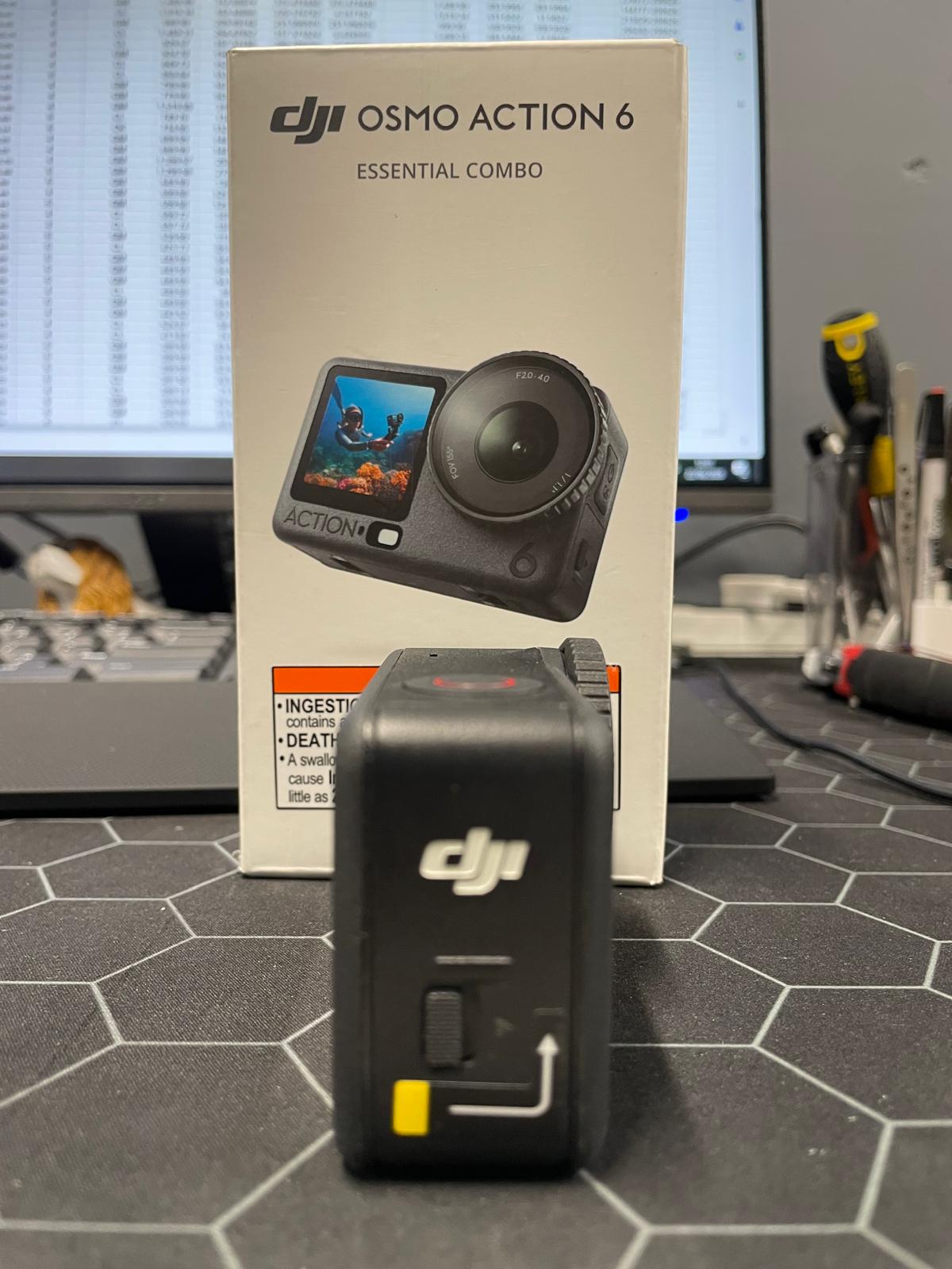 DJI Osmo Action 6 Essential Combo 8K Action Camera 1/1.1" Sensor - As New