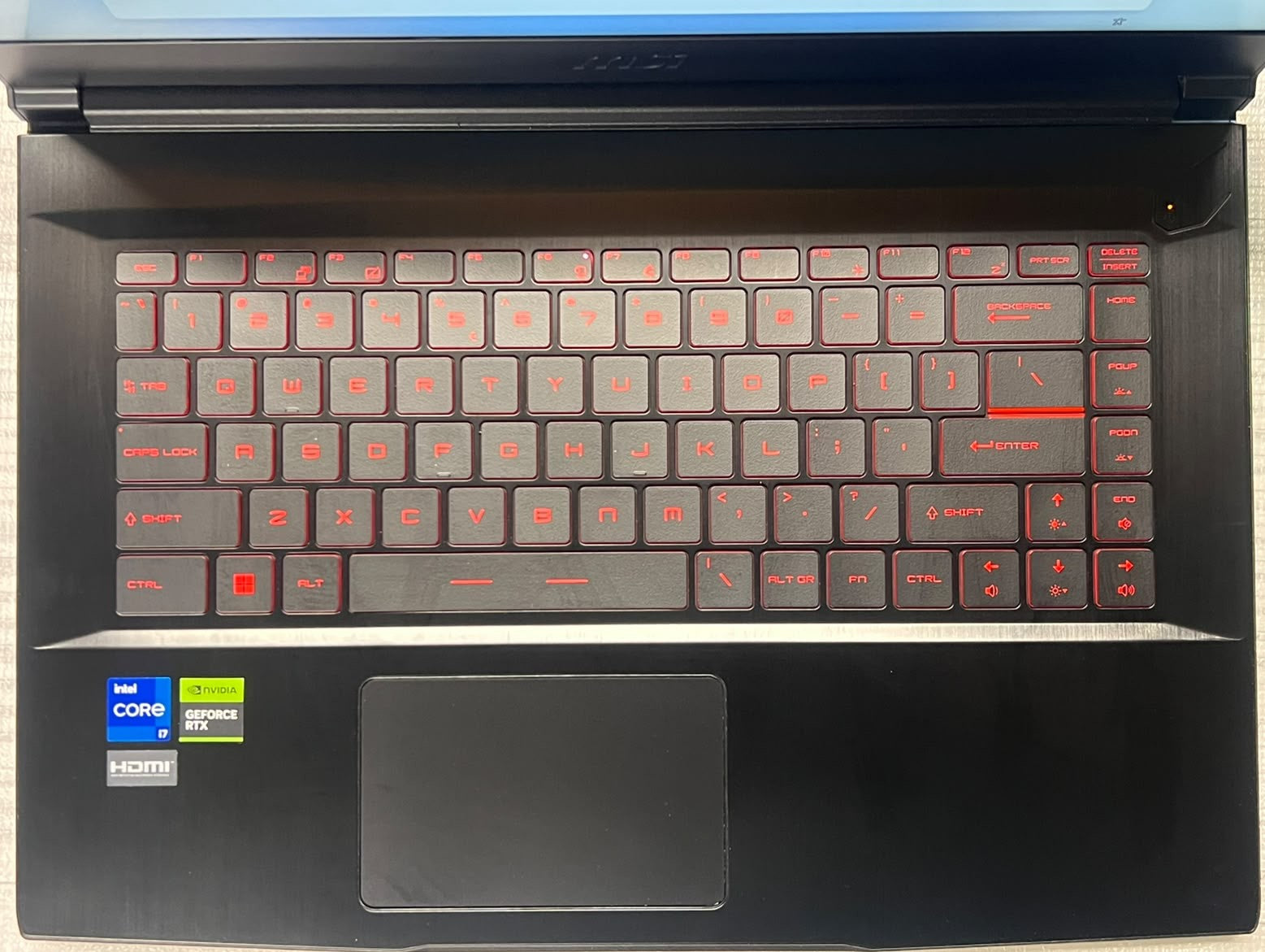 MSI Thin GF63 12UC-891AU Gaming Laptop i7-12650H RTX 3050 16GB 512GB – Excellent Condition MSI