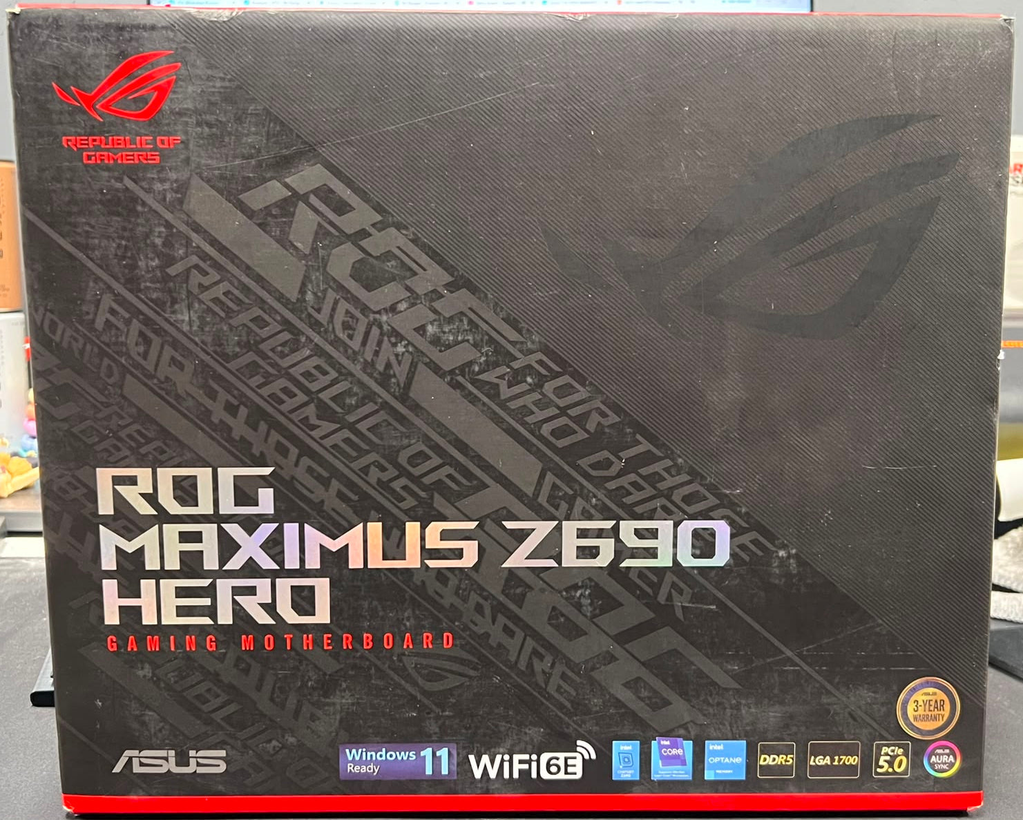 ASUS ROG Maximus Z690 Hero Intel Z690 ATX DDR5 Motherboard – Excellent Condition (Untested) ASUS