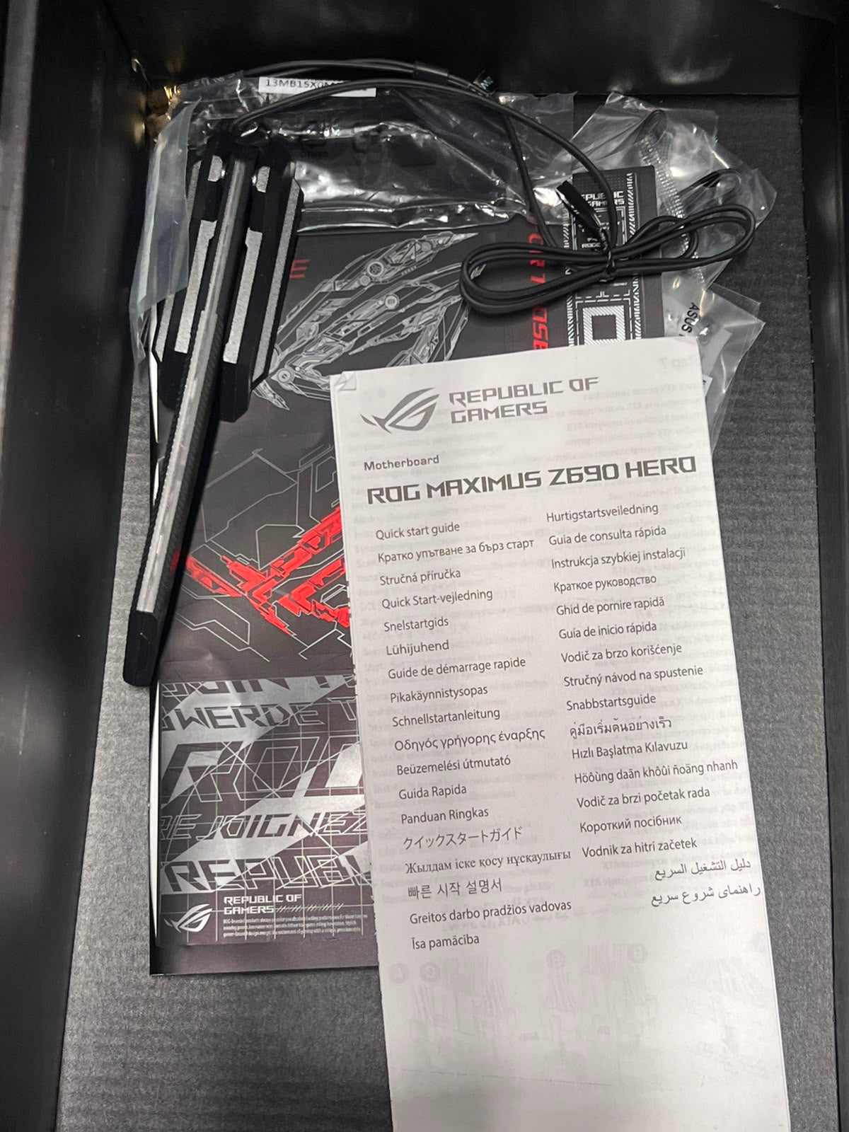 ASUS ROG Maximus Z690 Hero Intel Z690 ATX DDR5 Motherboard – Excellent Condition (Untested) ASUS