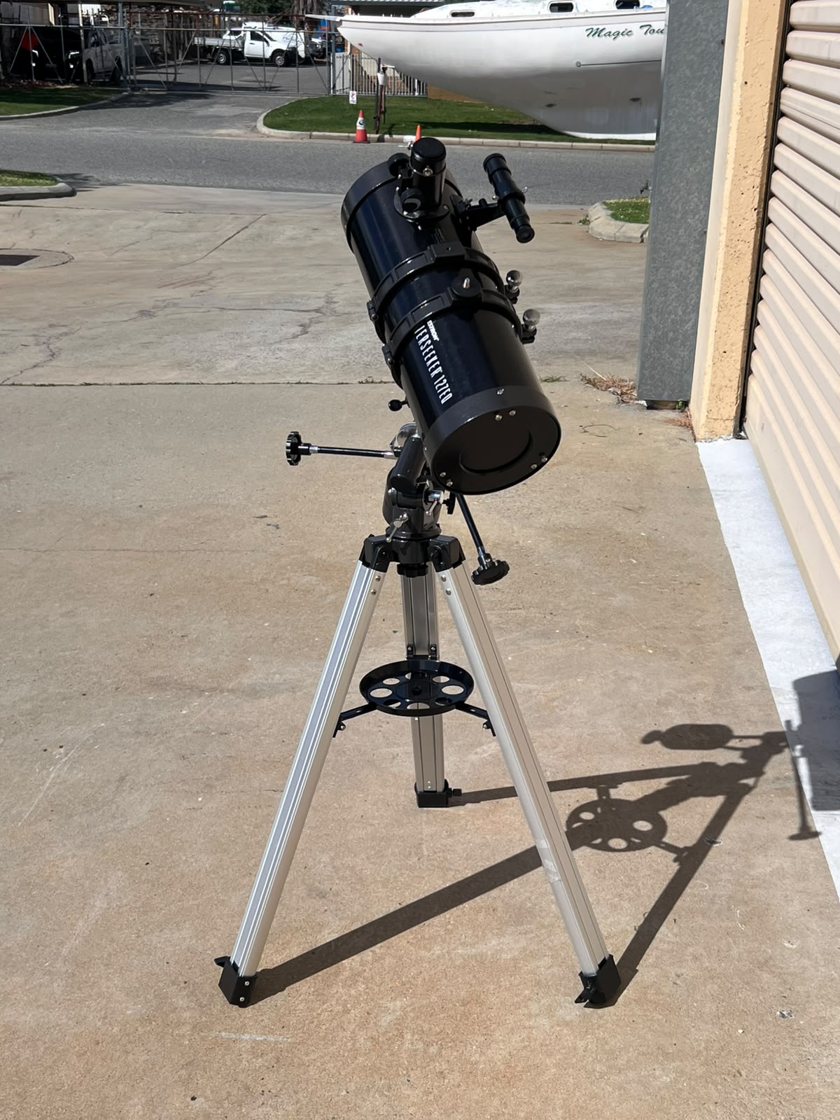 Celestron 21049 PowerSeeker 127EQ Reflector Telescope, Black - Excellent - Refurbished