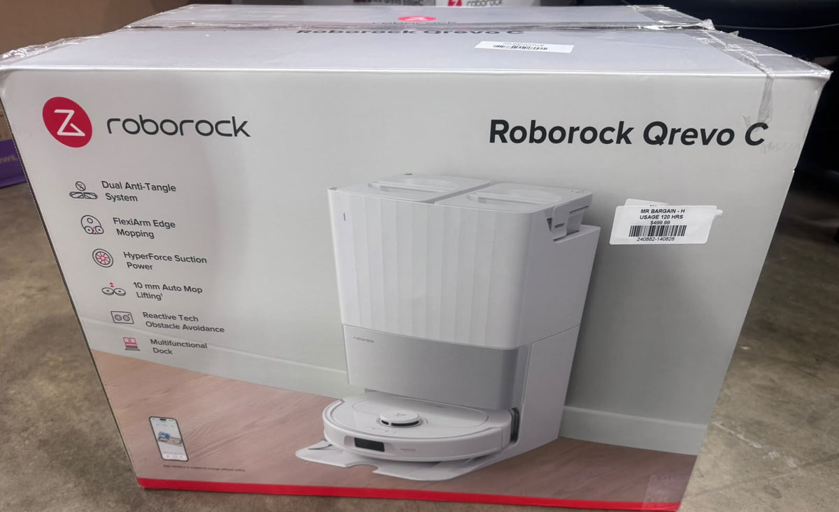 Roborock Qrevo C Robot Vacuum & Mop with Self-Empty Dock - Good - Refurbished Roborock