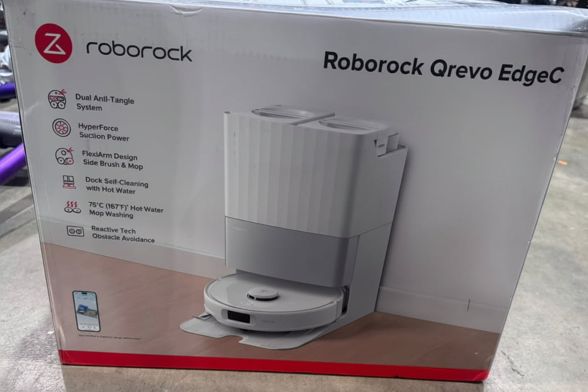 Roborock Qrevo Edge C Robot Vacuum & Mop with Self-Empty Dock - Good - Refurbished Roborock